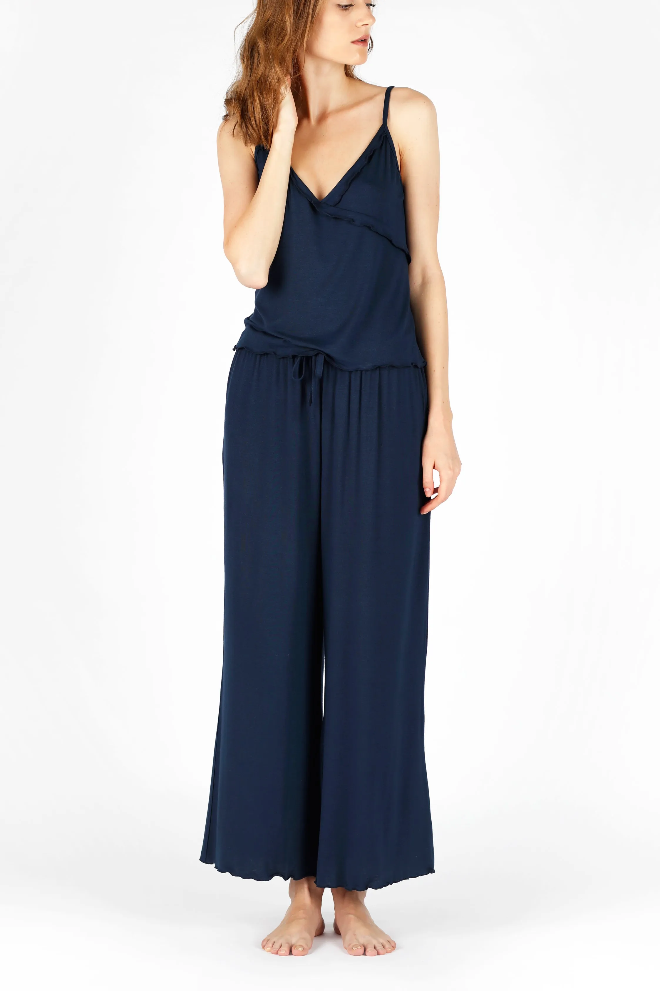 All-Day-Chic Pajama Pant - Navy blue