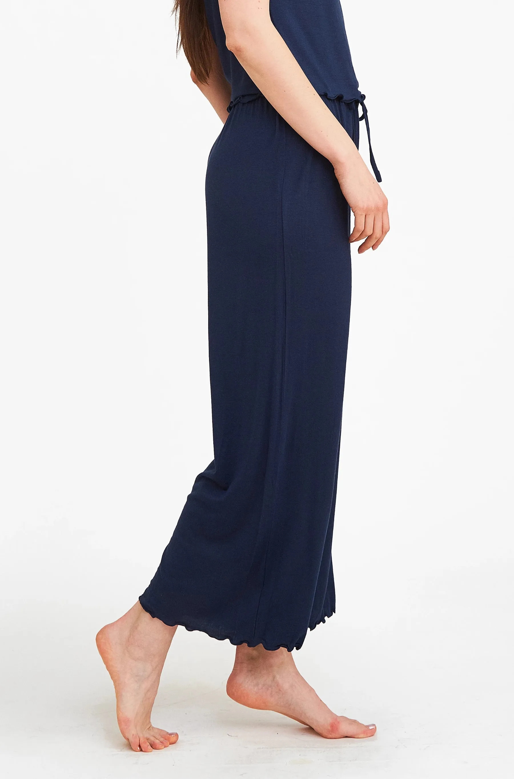 All-Day-Chic Pajama Pant - Navy blue