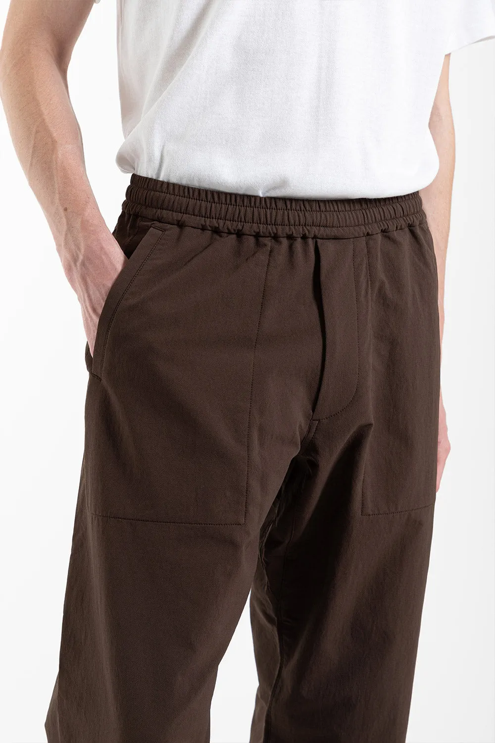 ALPHADRY Wide Easy Pants - Brown