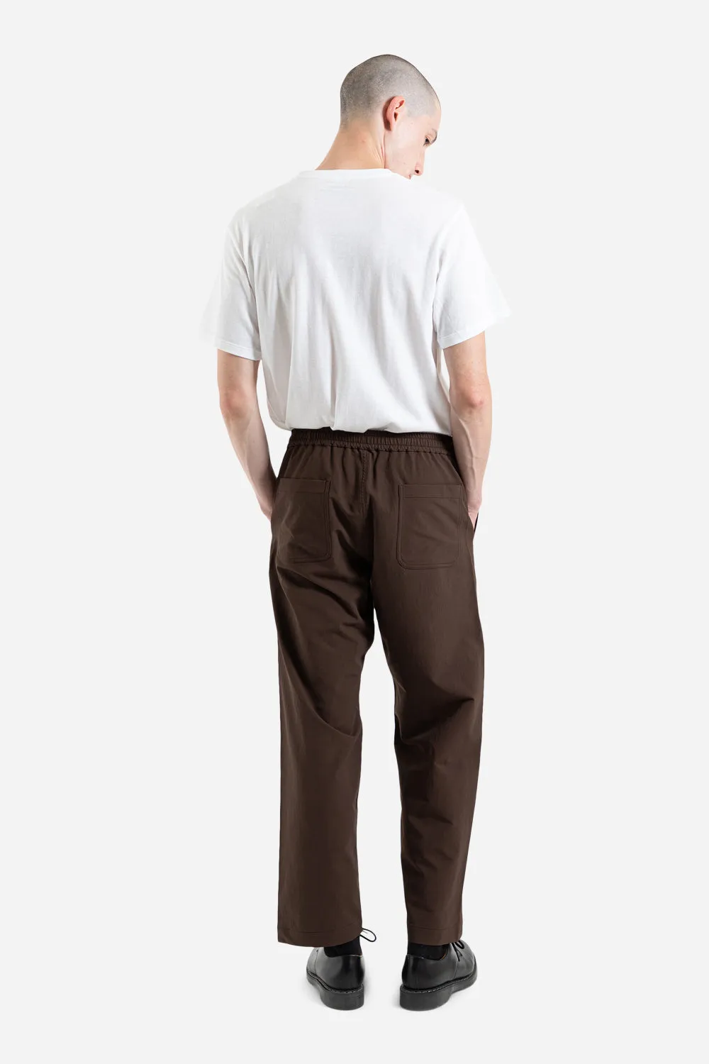 ALPHADRY Wide Easy Pants - Brown