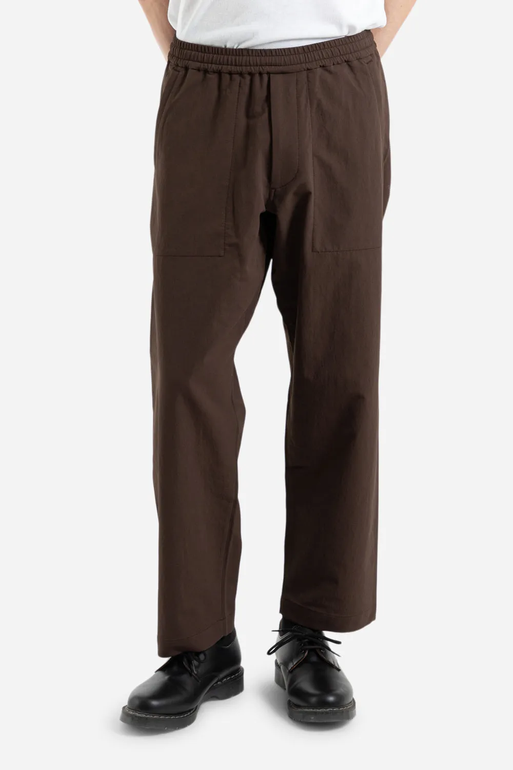 ALPHADRY Wide Easy Pants - Brown