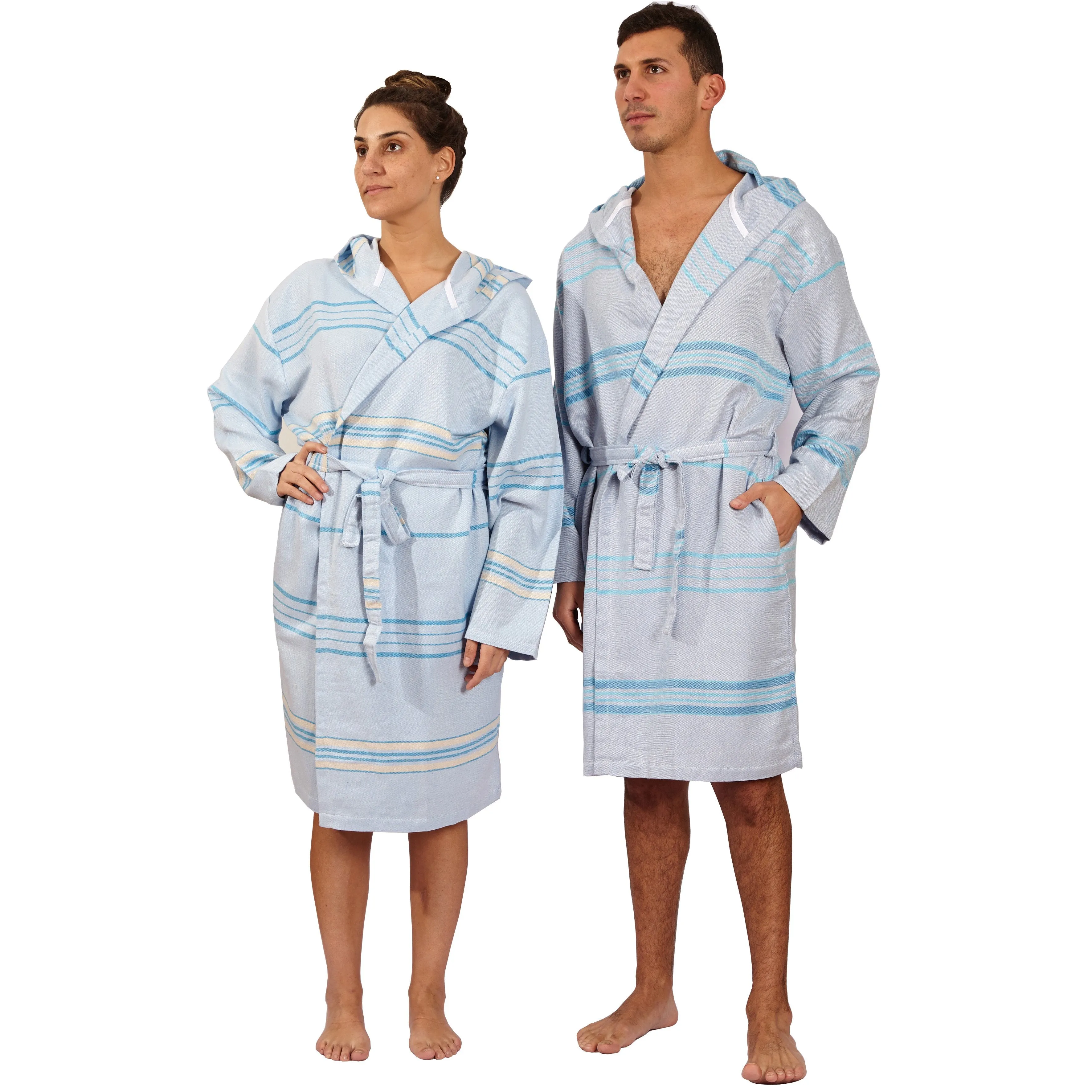 Antalya Unisex Eco-Friendly Bathrobe - Beige