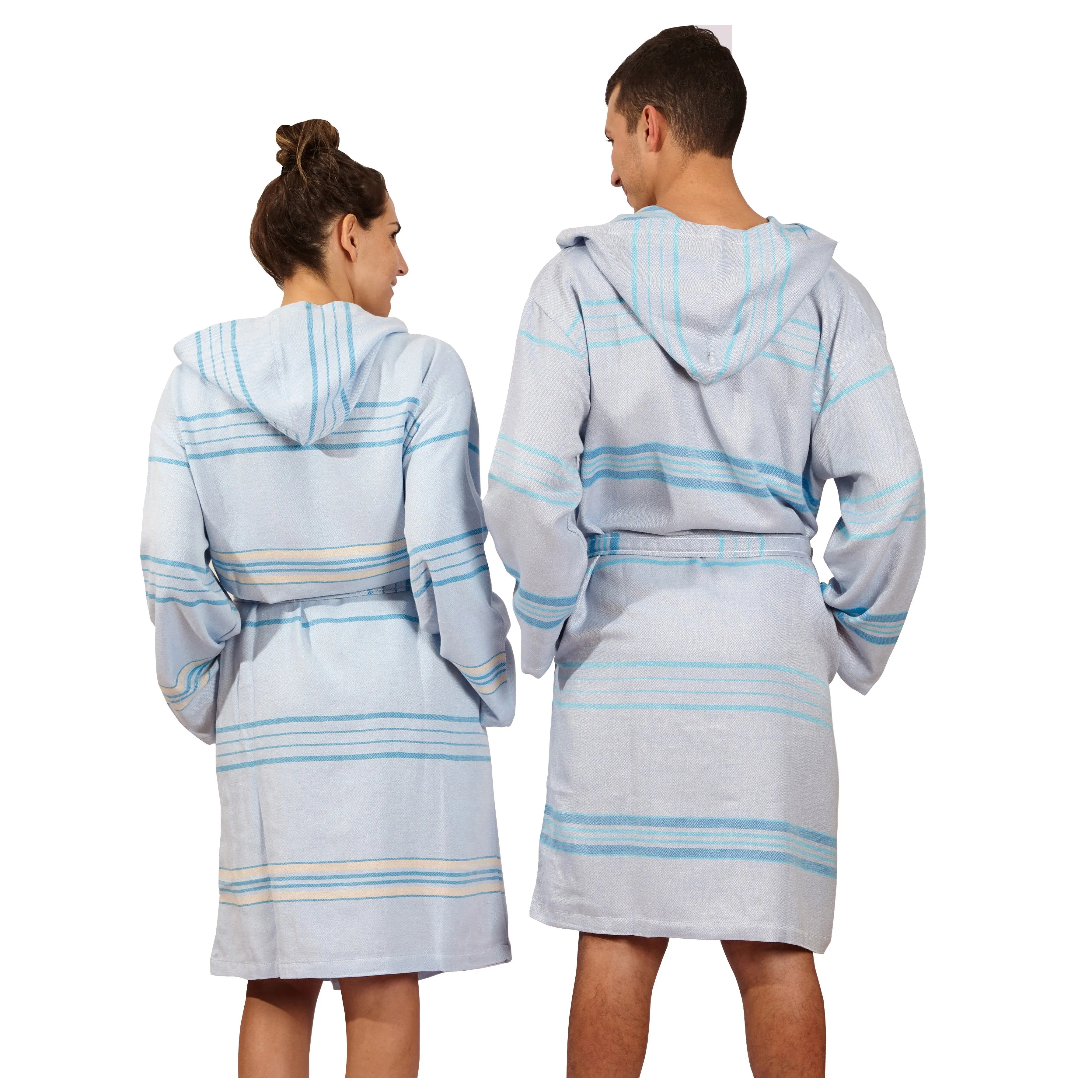 Antalya Unisex Eco-Friendly Bathrobe - Beige