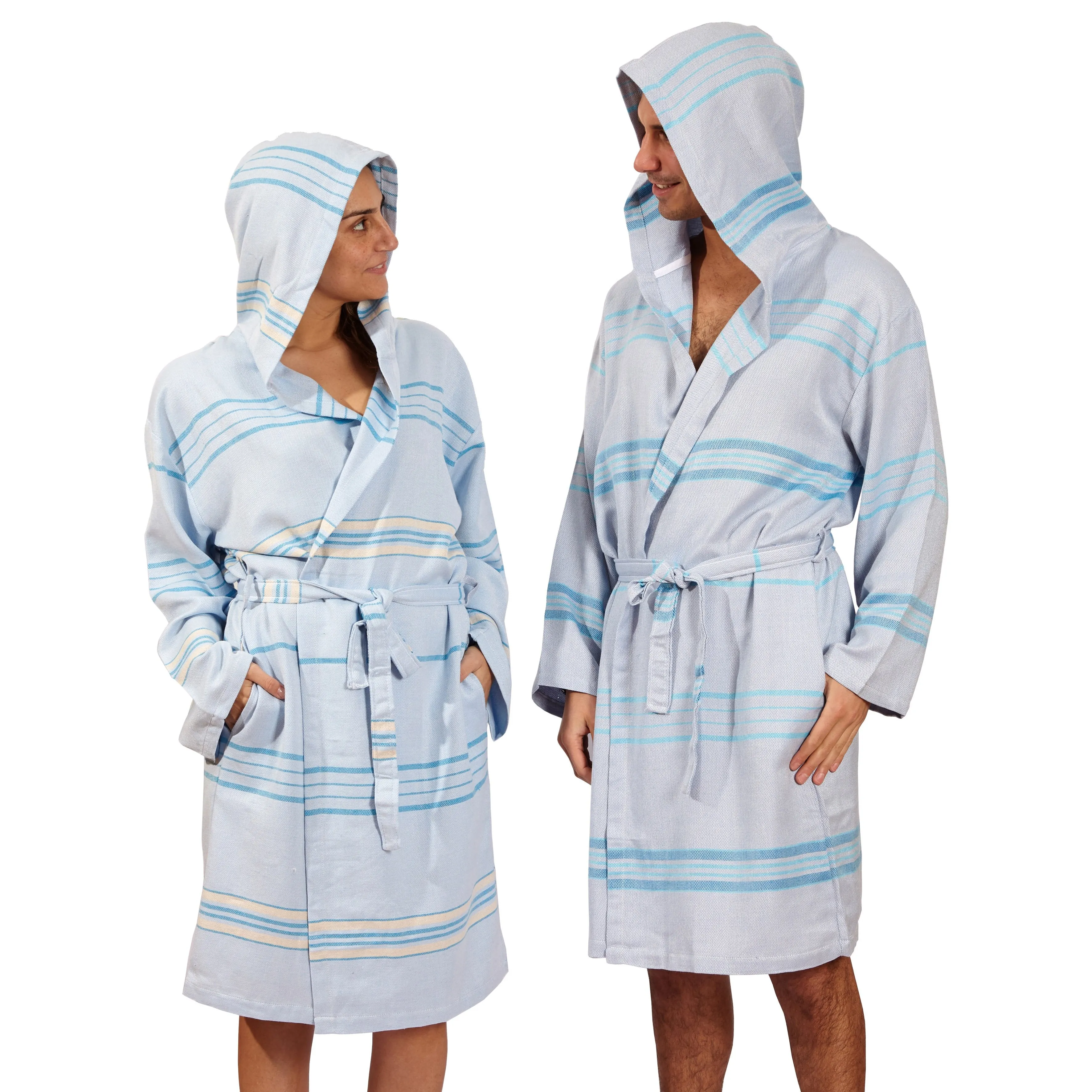 Antalya Unisex Eco-Friendly Bathrobe - Beige