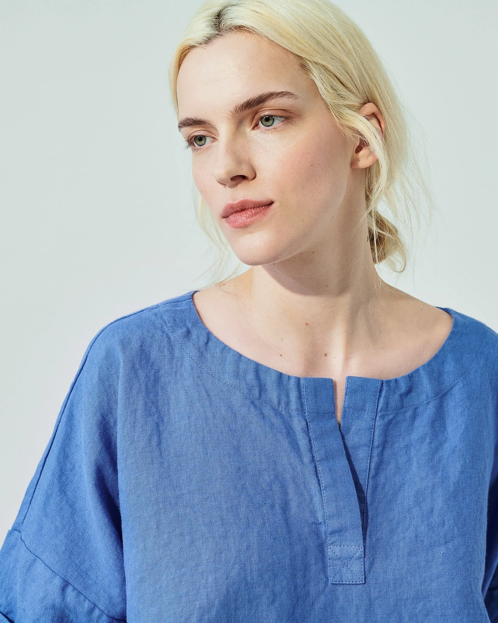 AURORA oversized linen top