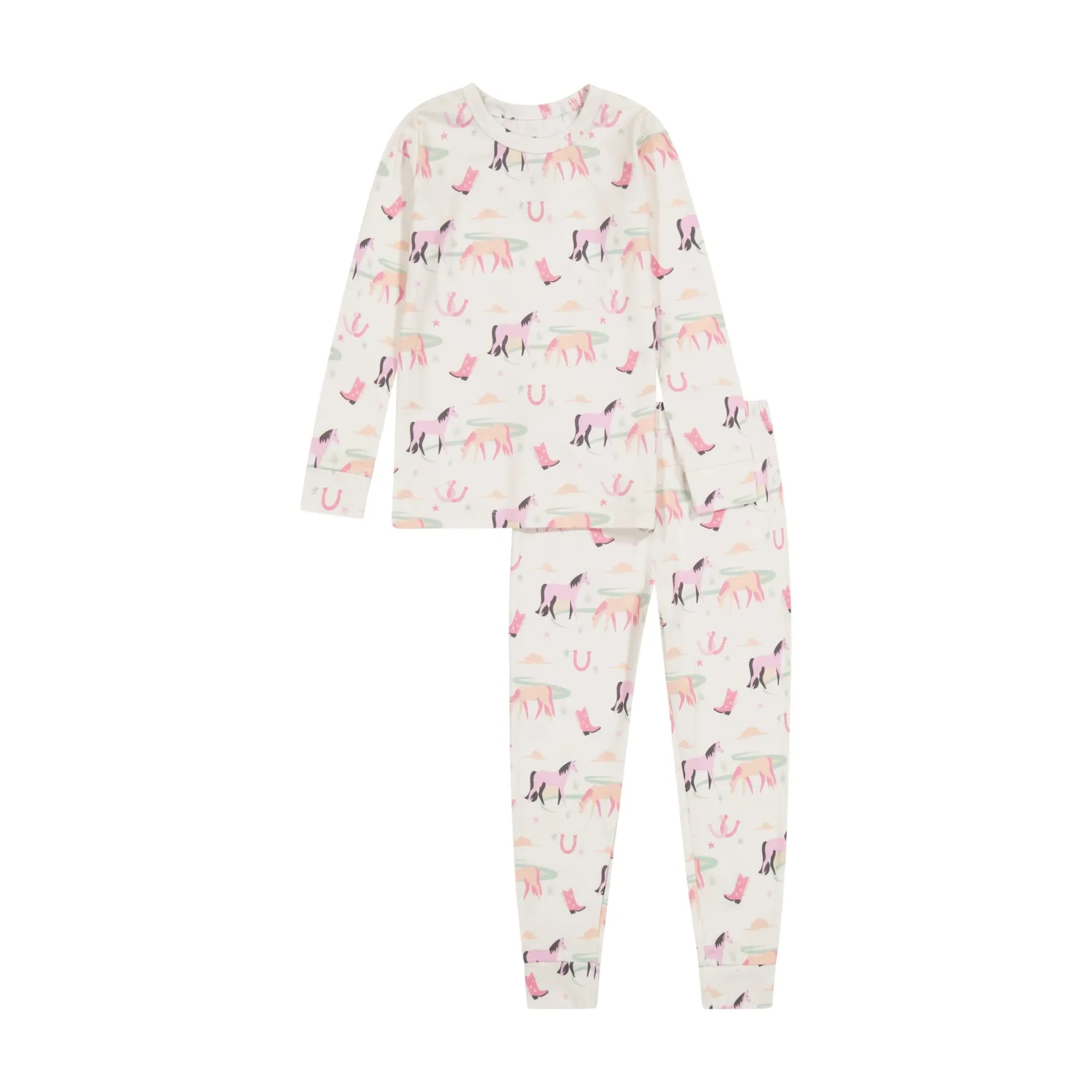 Bamboo Pajamas - Cassidy - Western 2-Piece L/S PJ Set