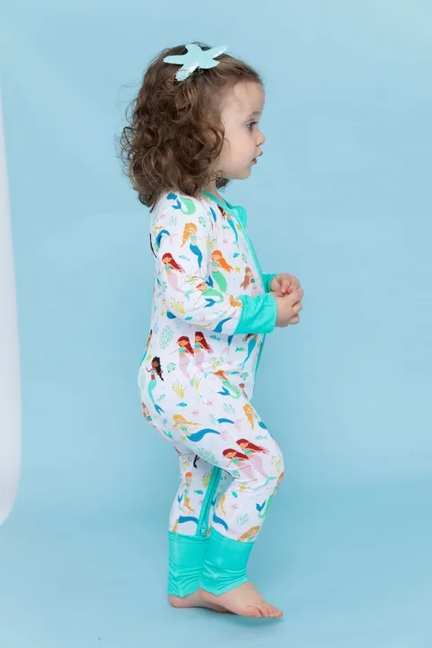 Bamboo PJ Sleeper - Magic Mermaids