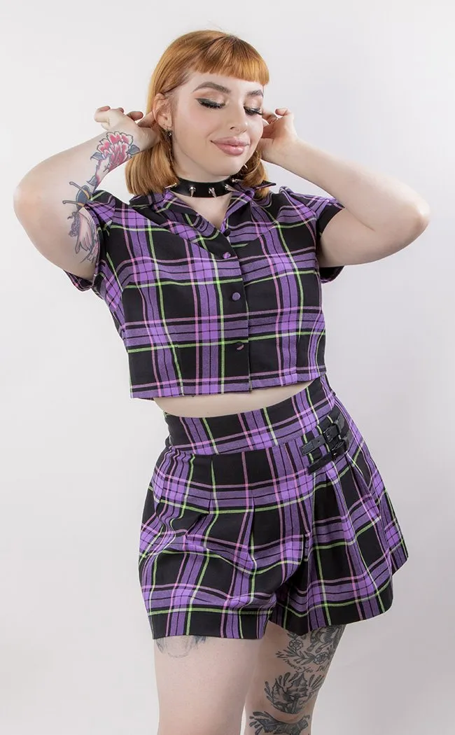 Bright Tartan Skort