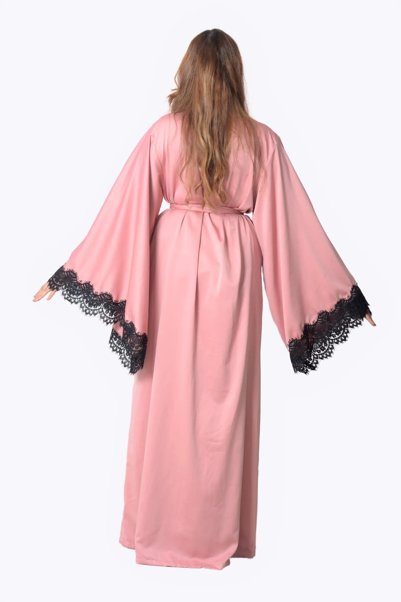 Camilla Royal Rose gold satin robe