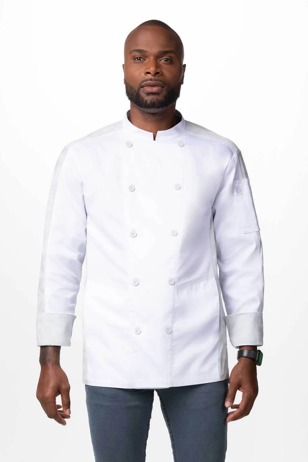 Chef Works Mens Mojave Chef Jacket - White