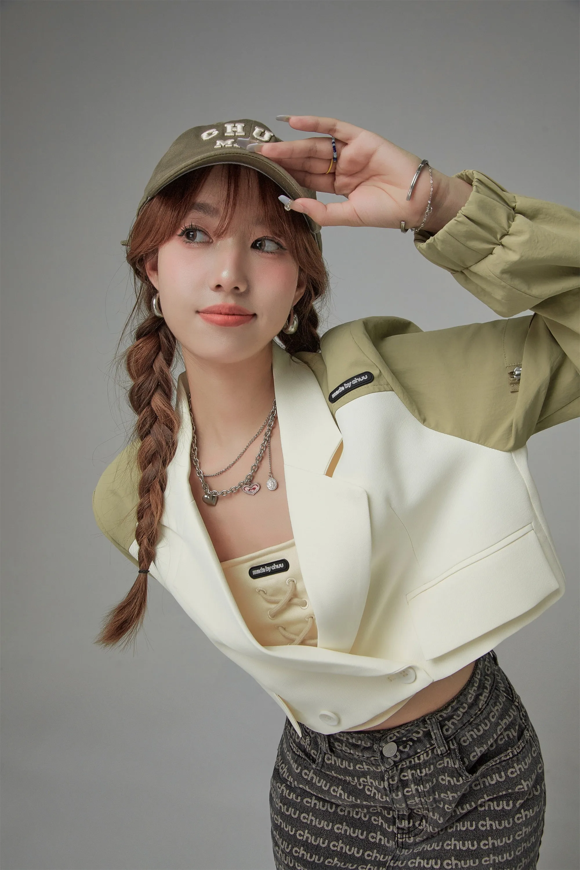 Chuu Too Cool Crop Outer Jacket