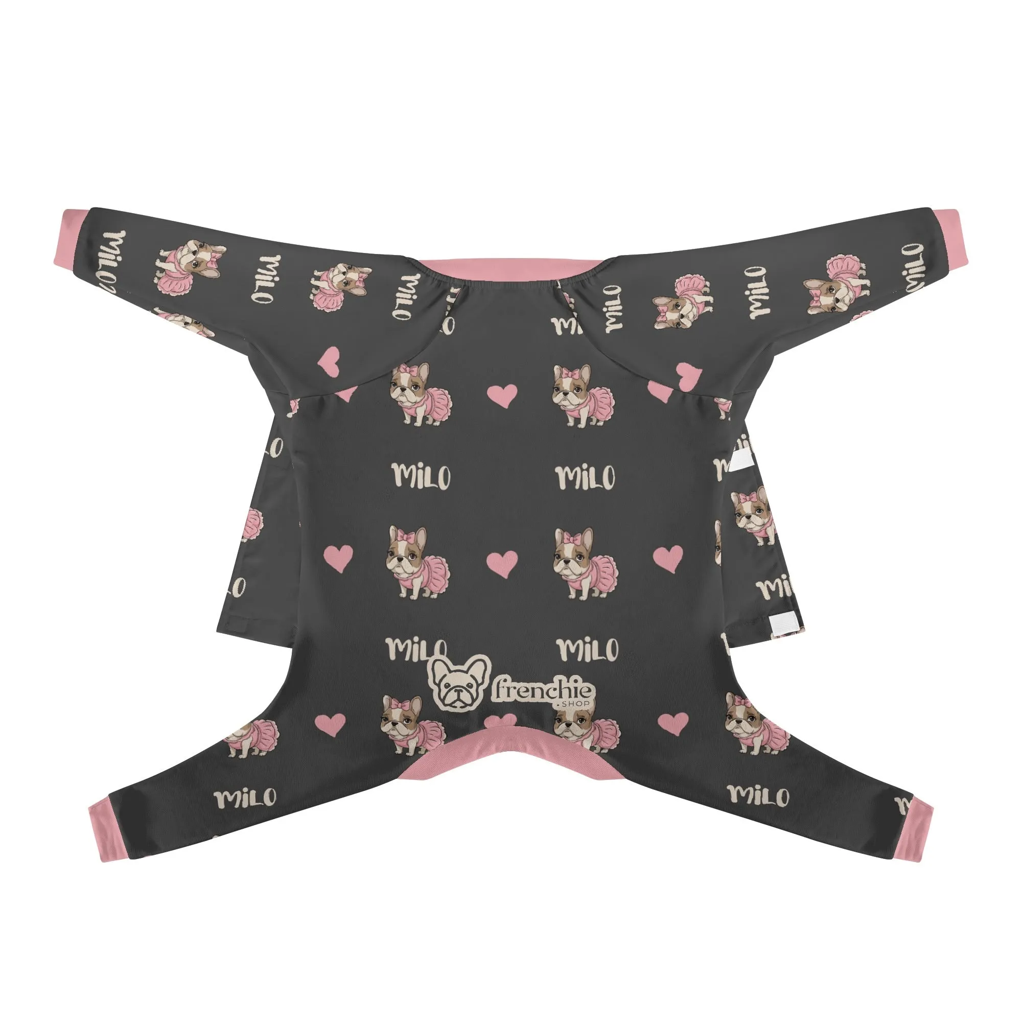 Cookie - Personalized French Bulldog Pajamas with Frenchie’s Name – Ultra-Soft, Cozy, and Adorably Stylish!