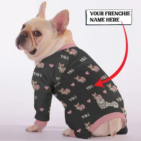 Cookie - Personalized French Bulldog Pajamas with Frenchie’s Name – Ultra-Soft, Cozy, and Adorably Stylish!