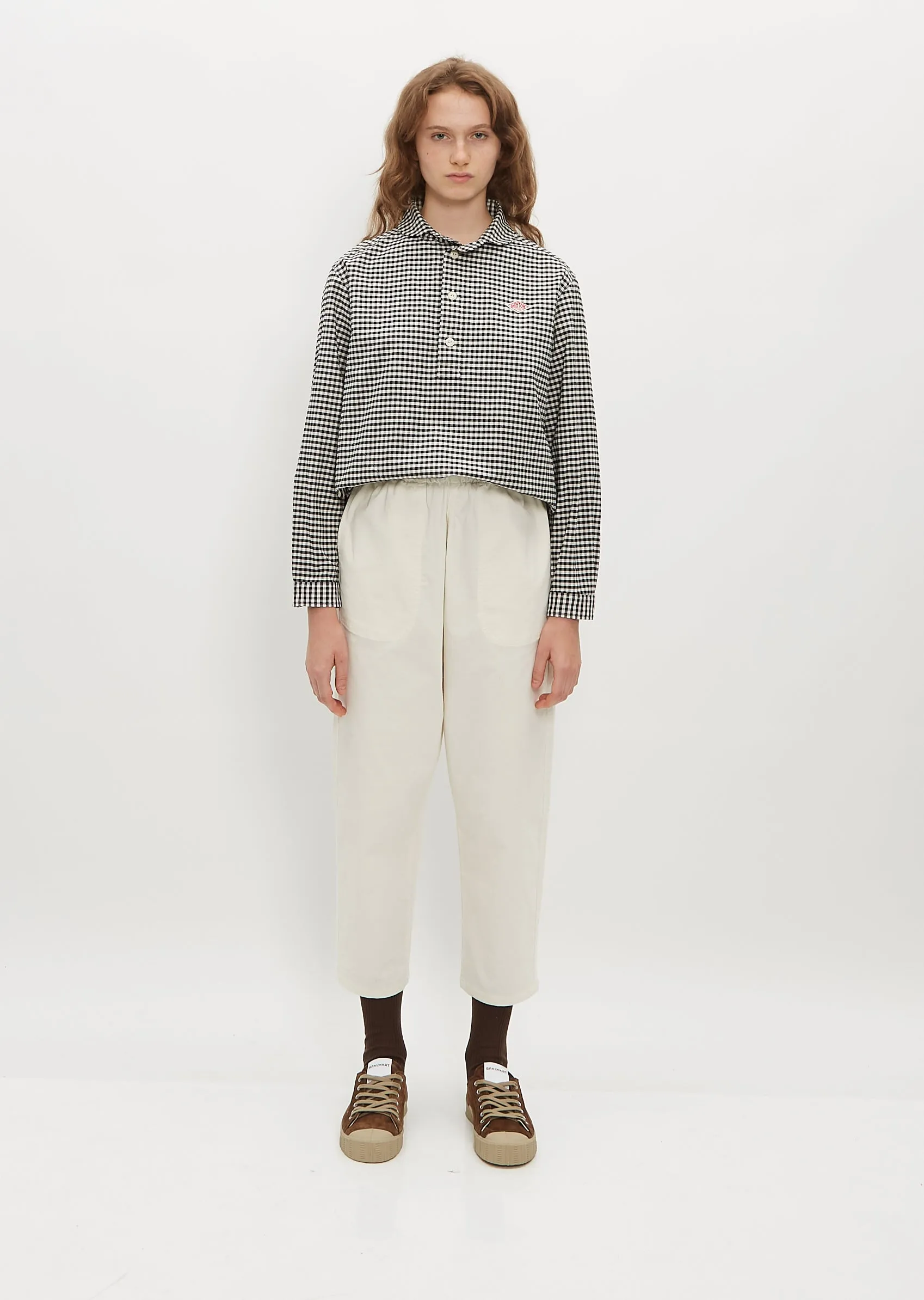 Easy Cotton Pants — Oyster