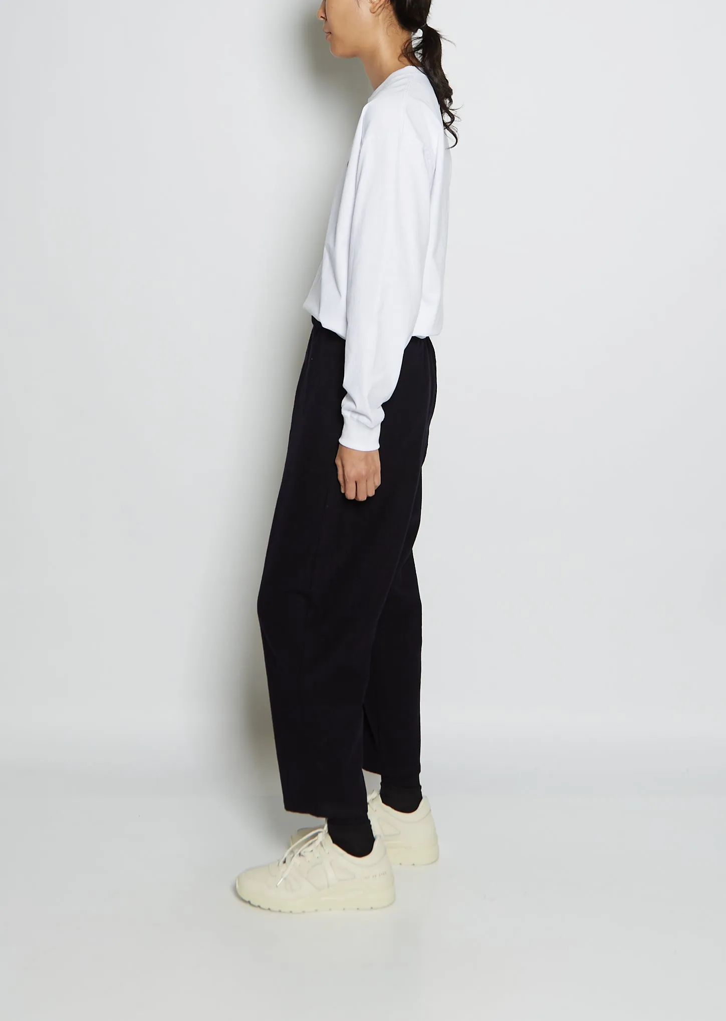 Easy Wool Pants — Navy