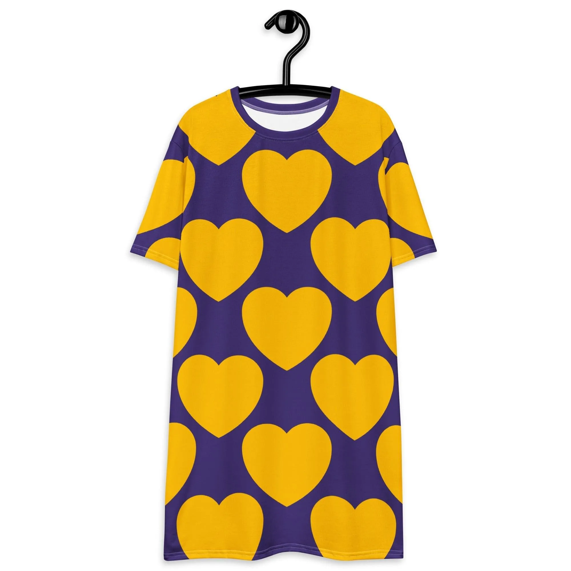 ELLIE LOVE yellow purple - T-shirt dress