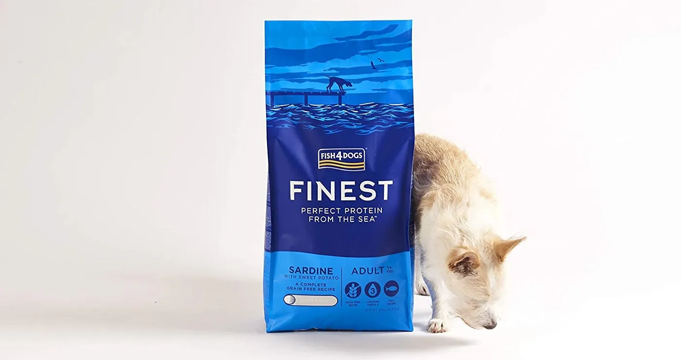 Fish4Dogs - Finest Adult Sardine and Sweet Potato (Small Kibble) - 1.5kg