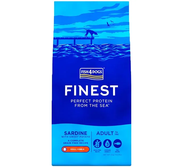 Fish4Dogs - Finest Adult Sardine and Sweet Potato (Small Kibble) - 1.5kg