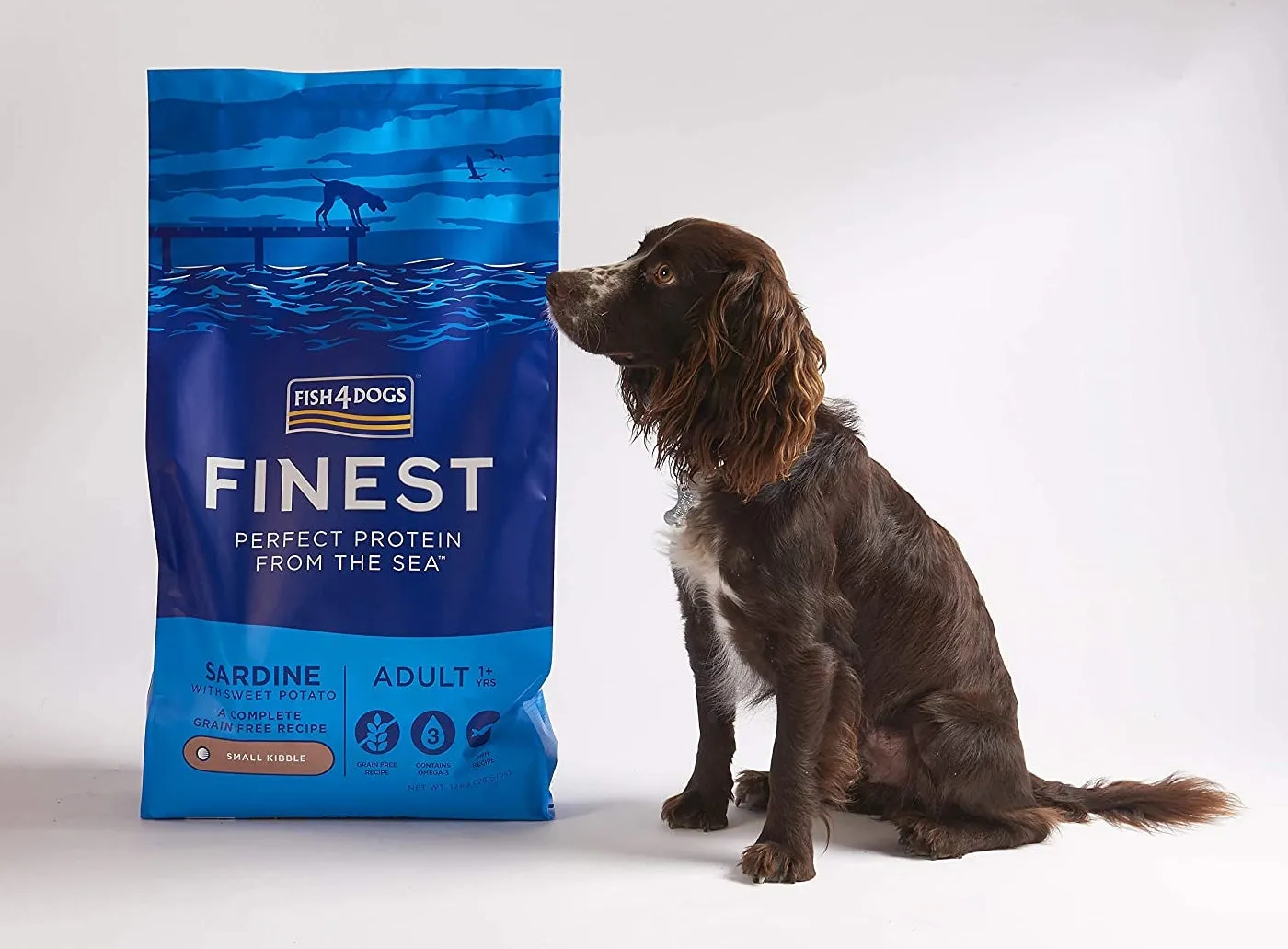 Fish4Dogs - Finest Adult Sardine and Sweet Potato (Small Kibble) - 1.5kg