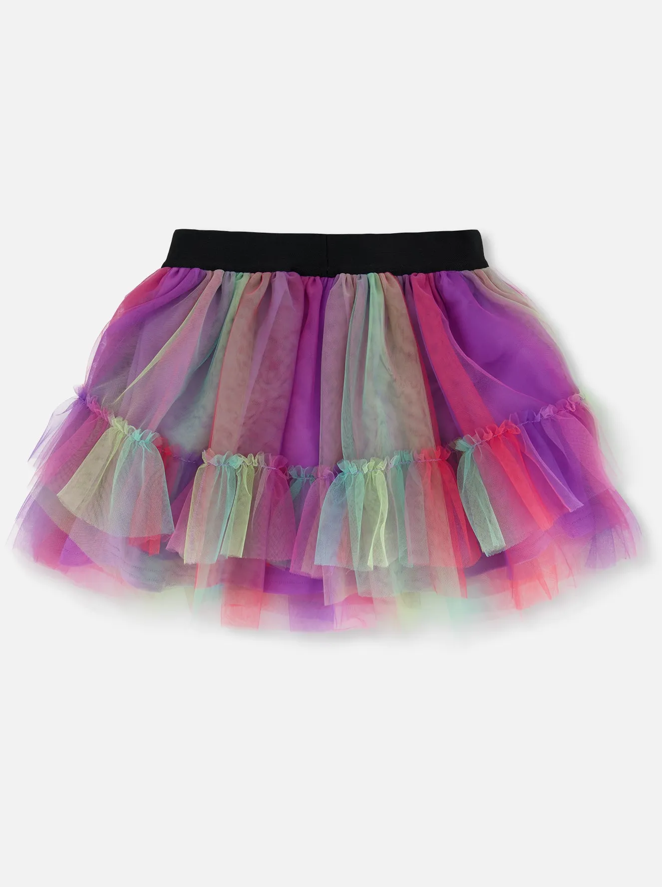 Girls Rainbow Tulle Skirt