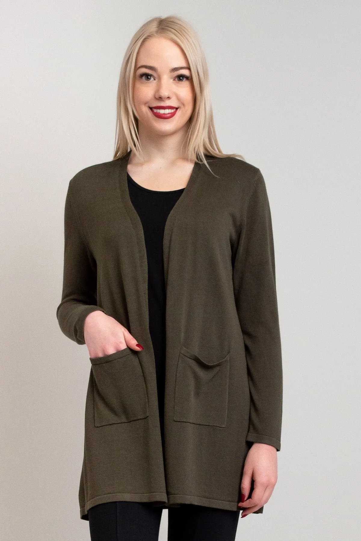 Justine Sweater, Khaki, Bamboo Cotton