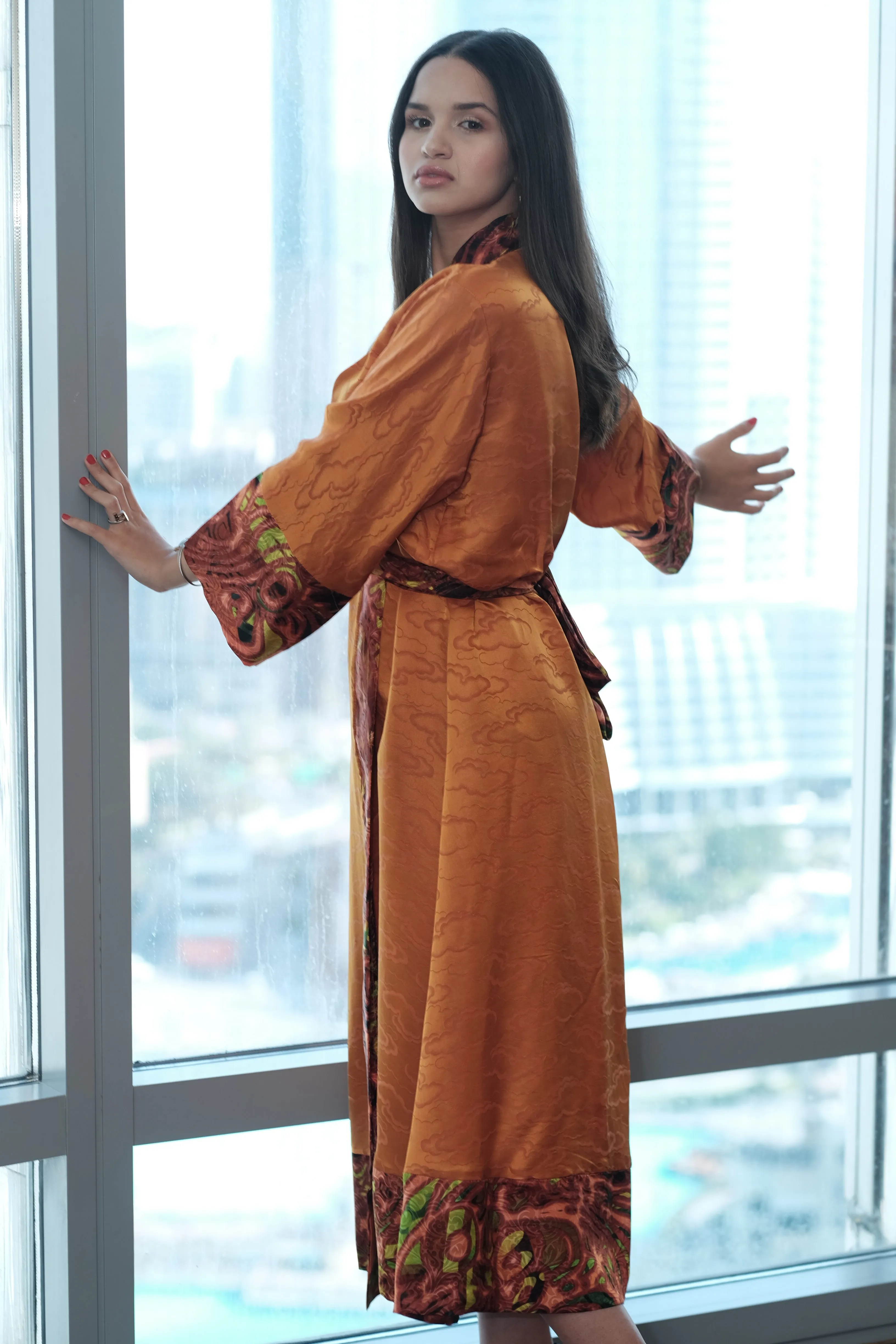 Keri Long kimono robe