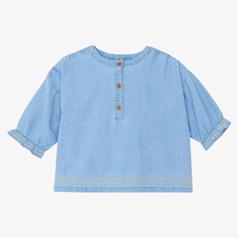 Leana Blouse - Chambray