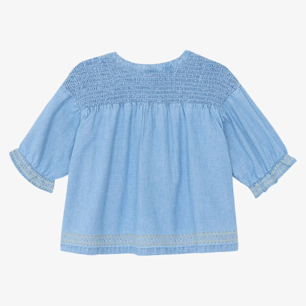 Leana Blouse - Chambray