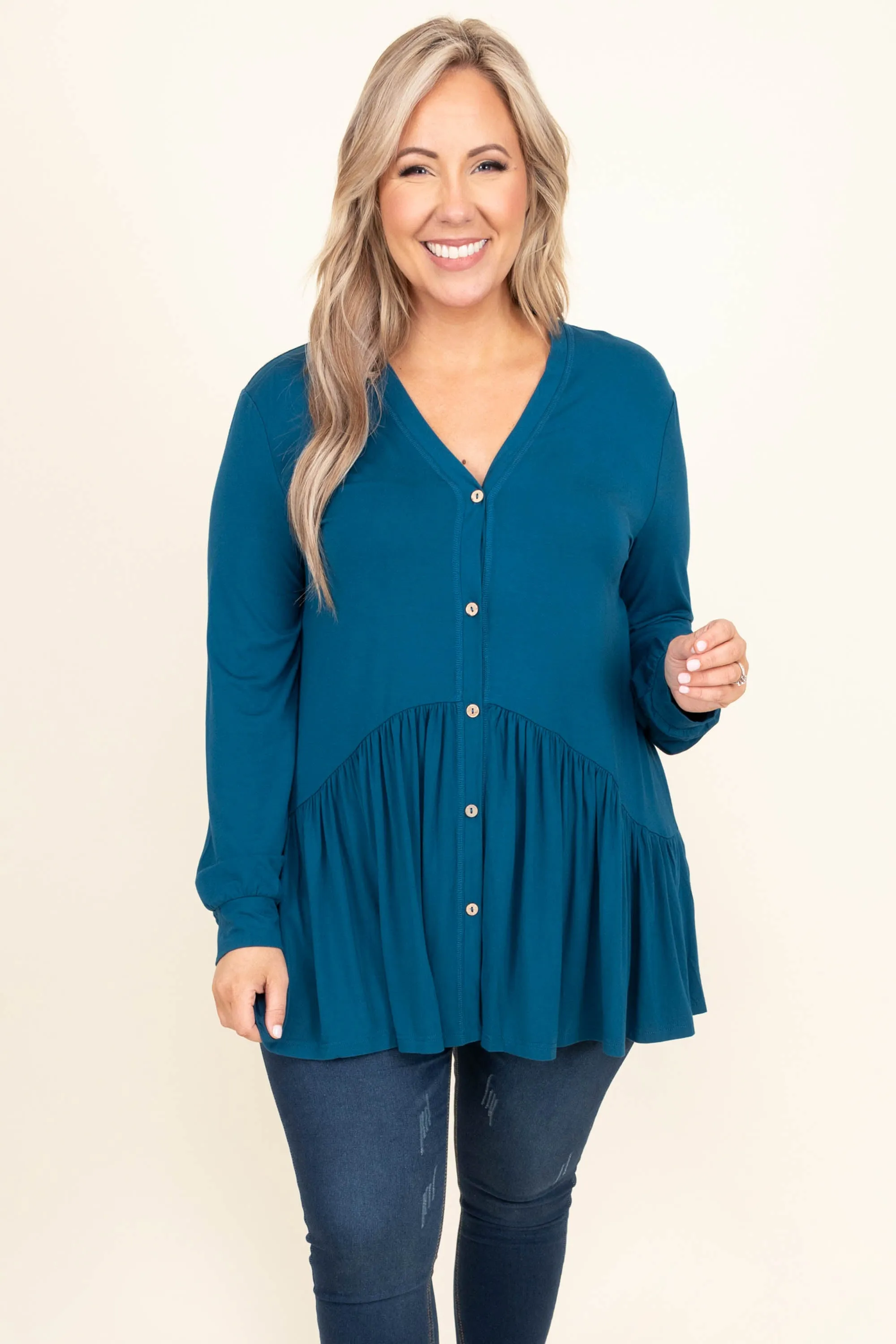 Lively Experiences Tunic, Blue