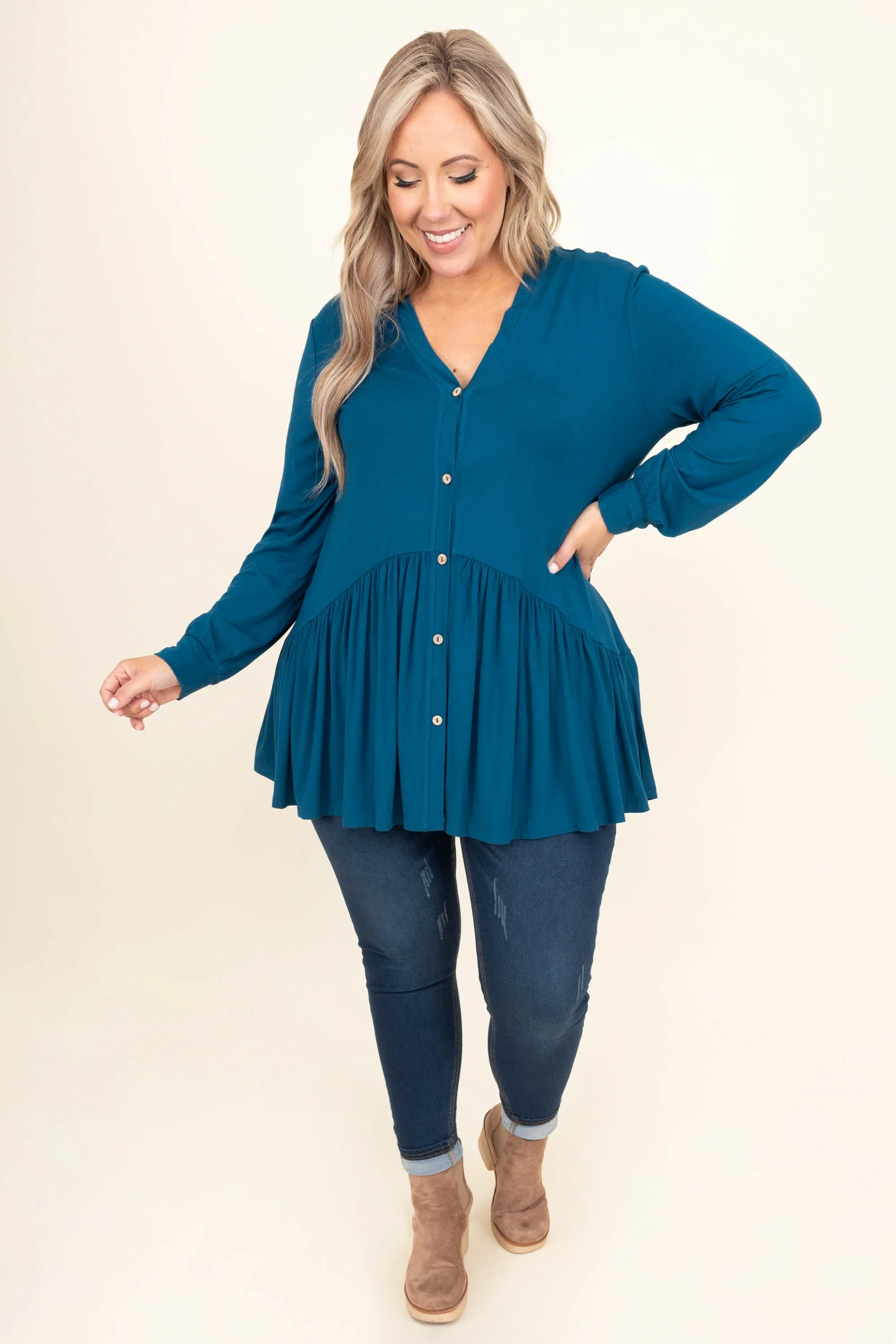 Lively Experiences Tunic, Blue