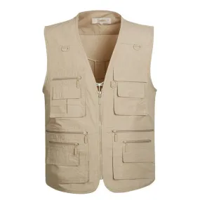 Mens Multi Pockets Vest