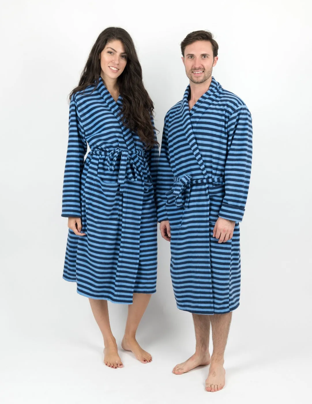 Men's Soft Micro Fleece Bathrobe