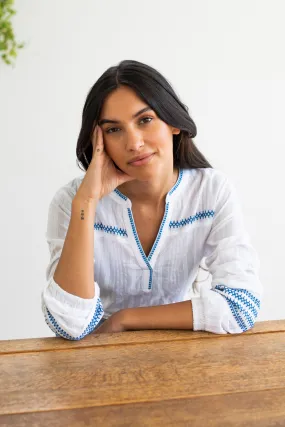 Nattie Embroidered Blouse