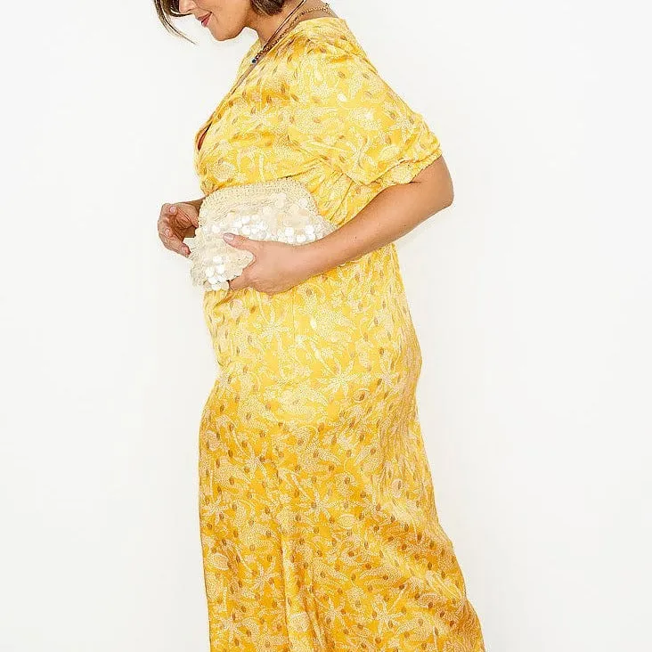 Never Fully Dressed Yellow Mosaic May Dress