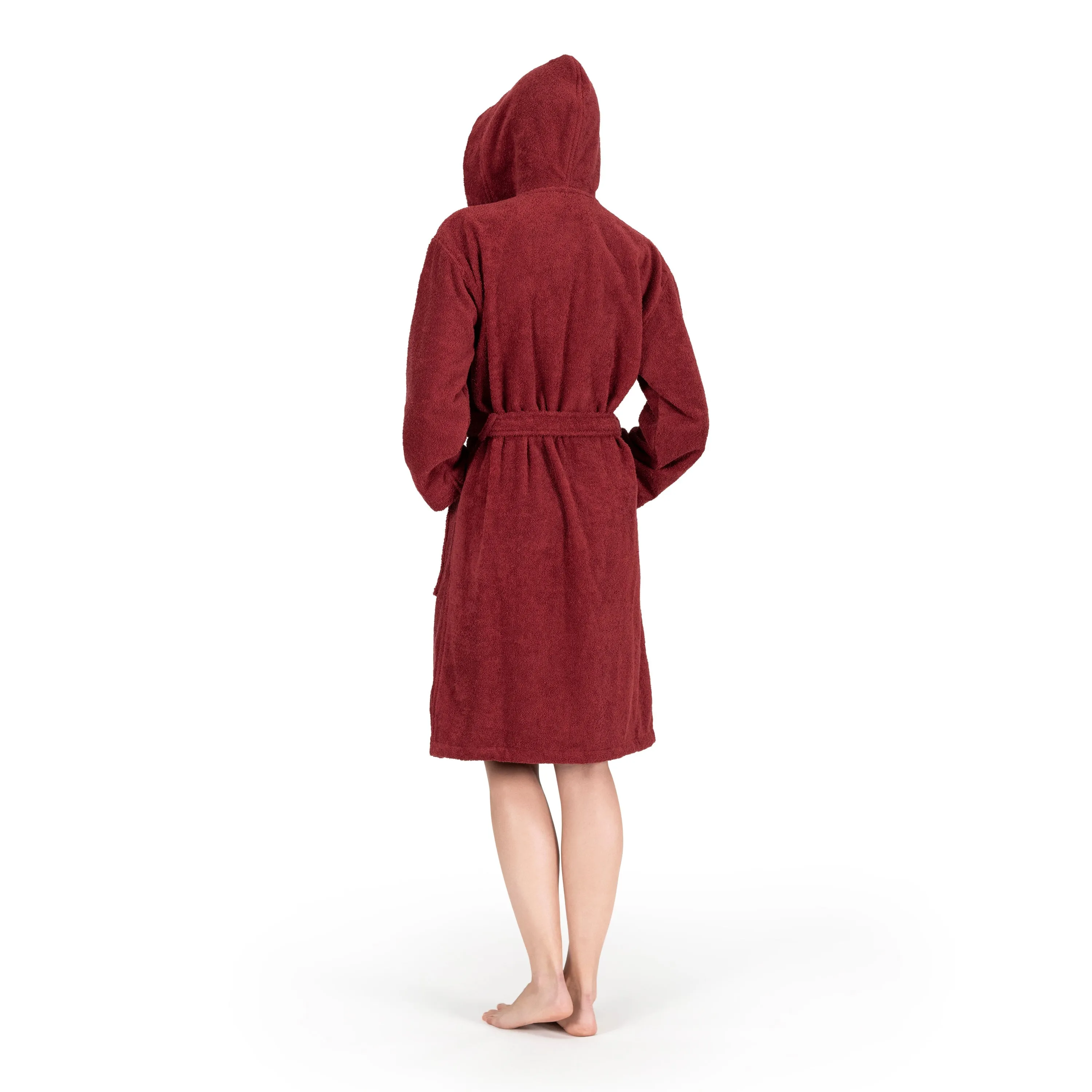 Nine West Hooded Terry Robe  - 100% Turkish Cotton