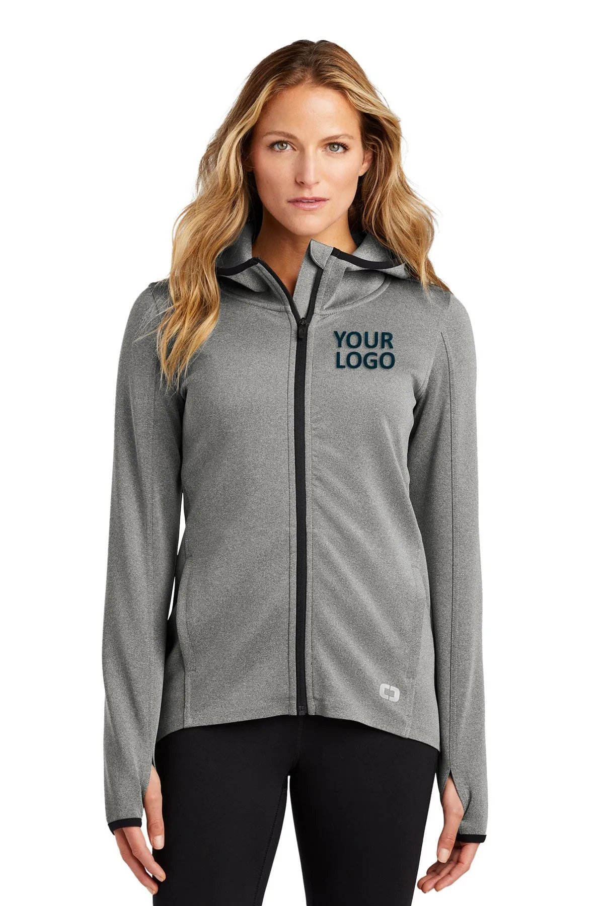 OGIO ENDURANCE Ladies Stealth Customized Jackets, Heather Grey