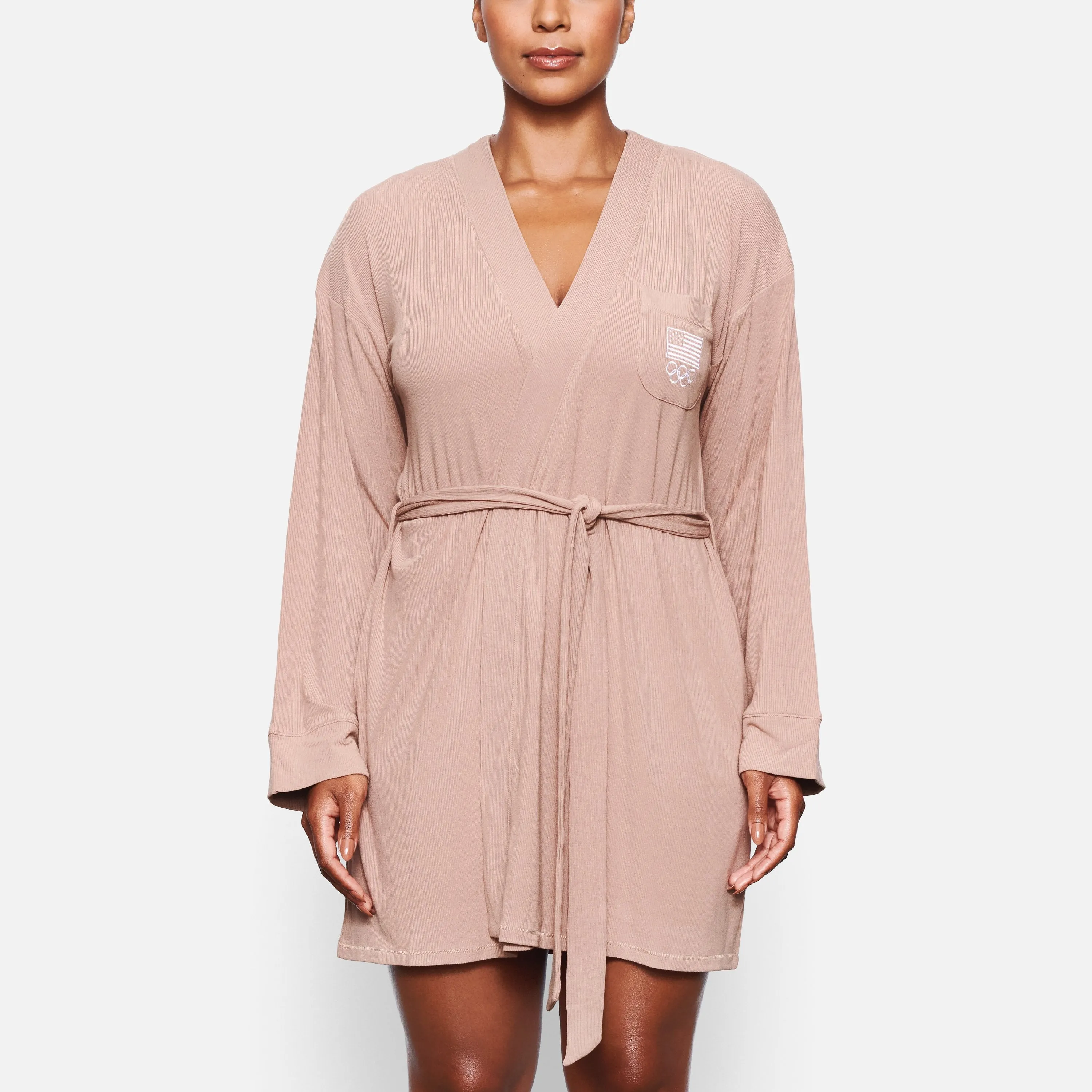 OLYMPIC CAPSULE RIB ROBE | SIENNA