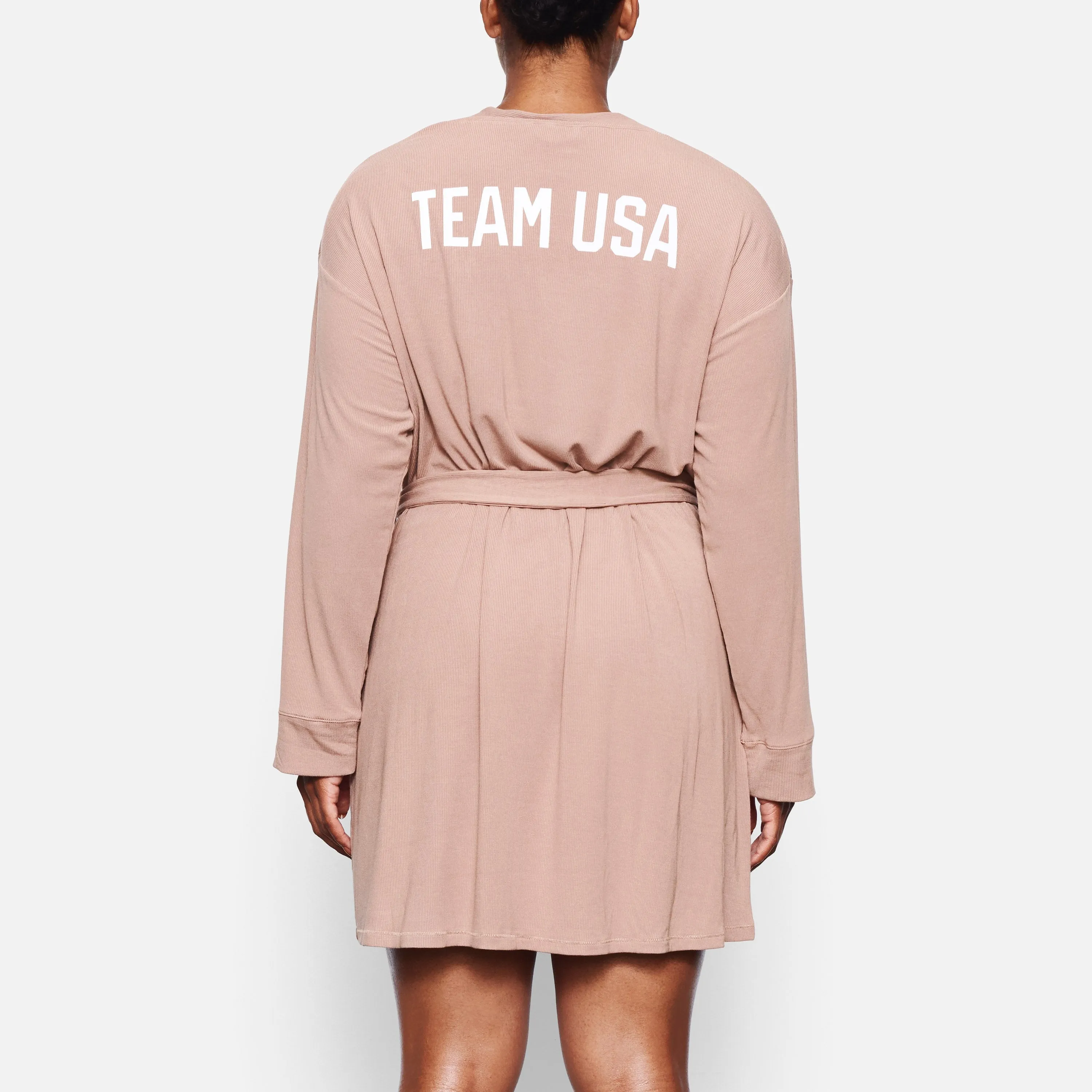 OLYMPIC CAPSULE RIB ROBE | SIENNA