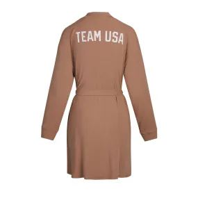 OLYMPIC CAPSULE RIB ROBE | SIENNA