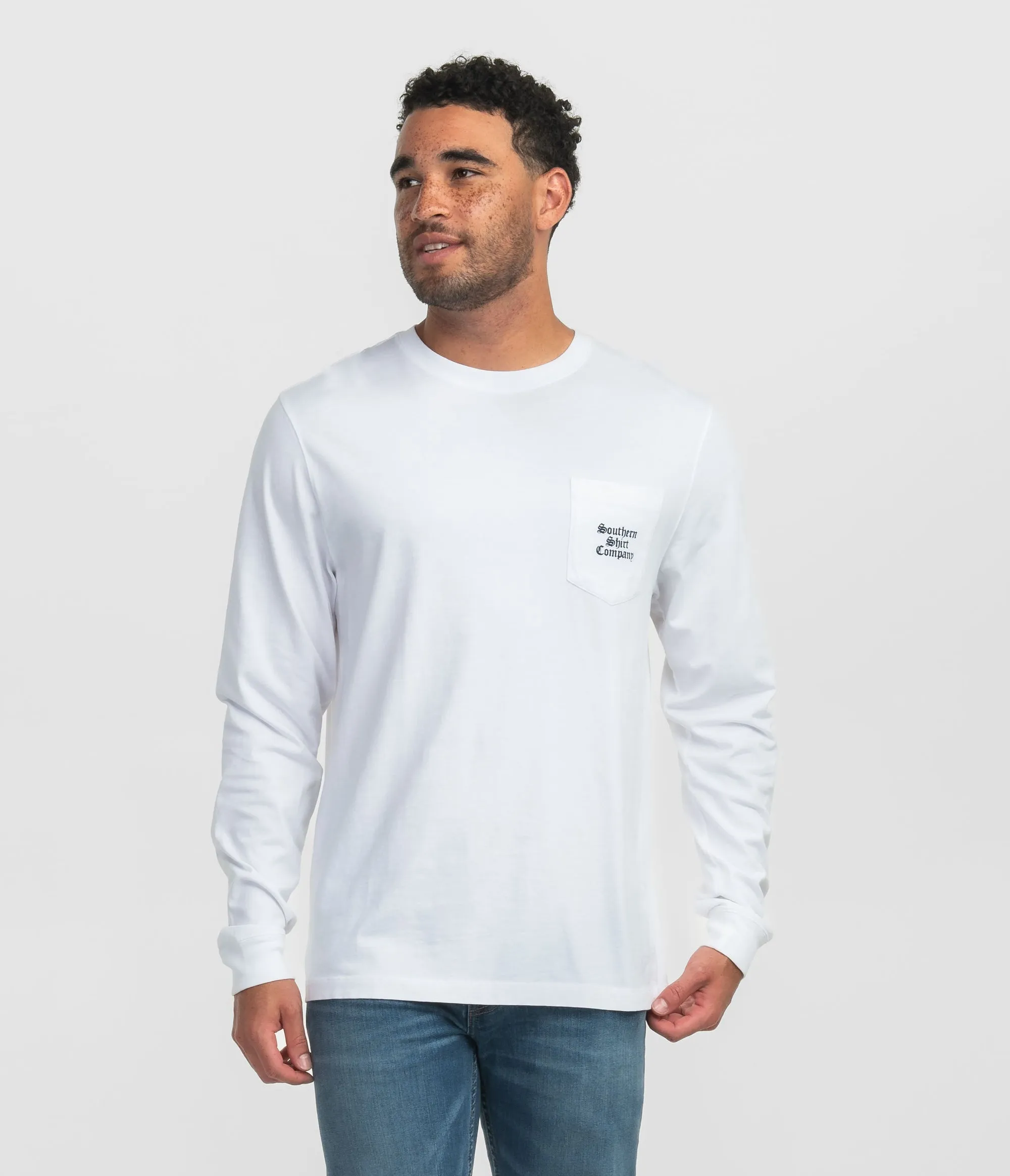 Pledge Class LS Tee - Bright White