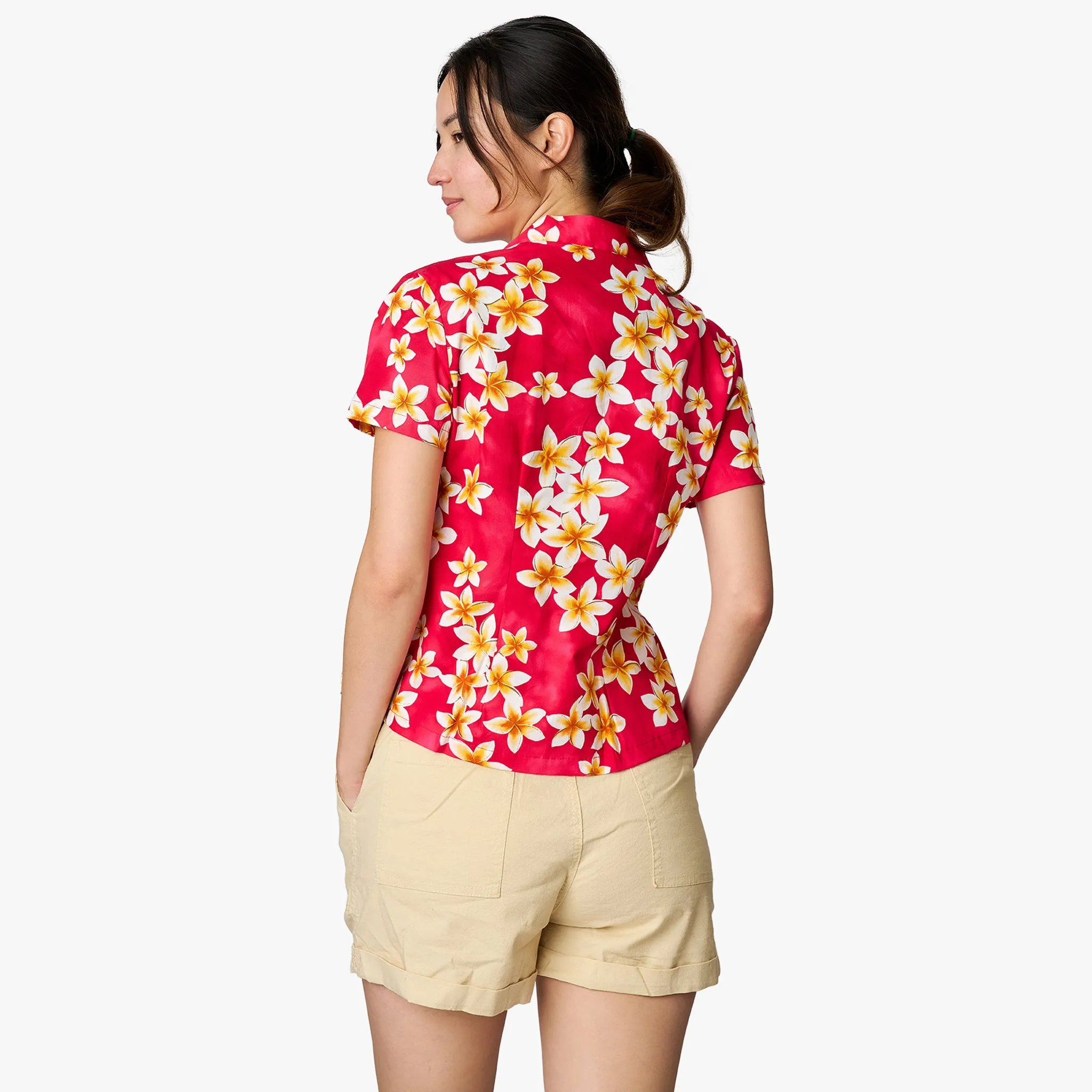 Plumeria Camp Blouse