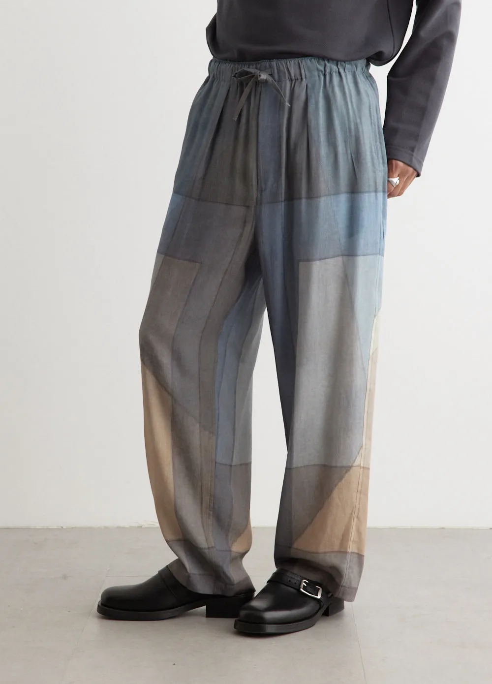 Printed Easy Pants