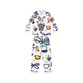 "Nerd Chic" Women's Satin Pajamas