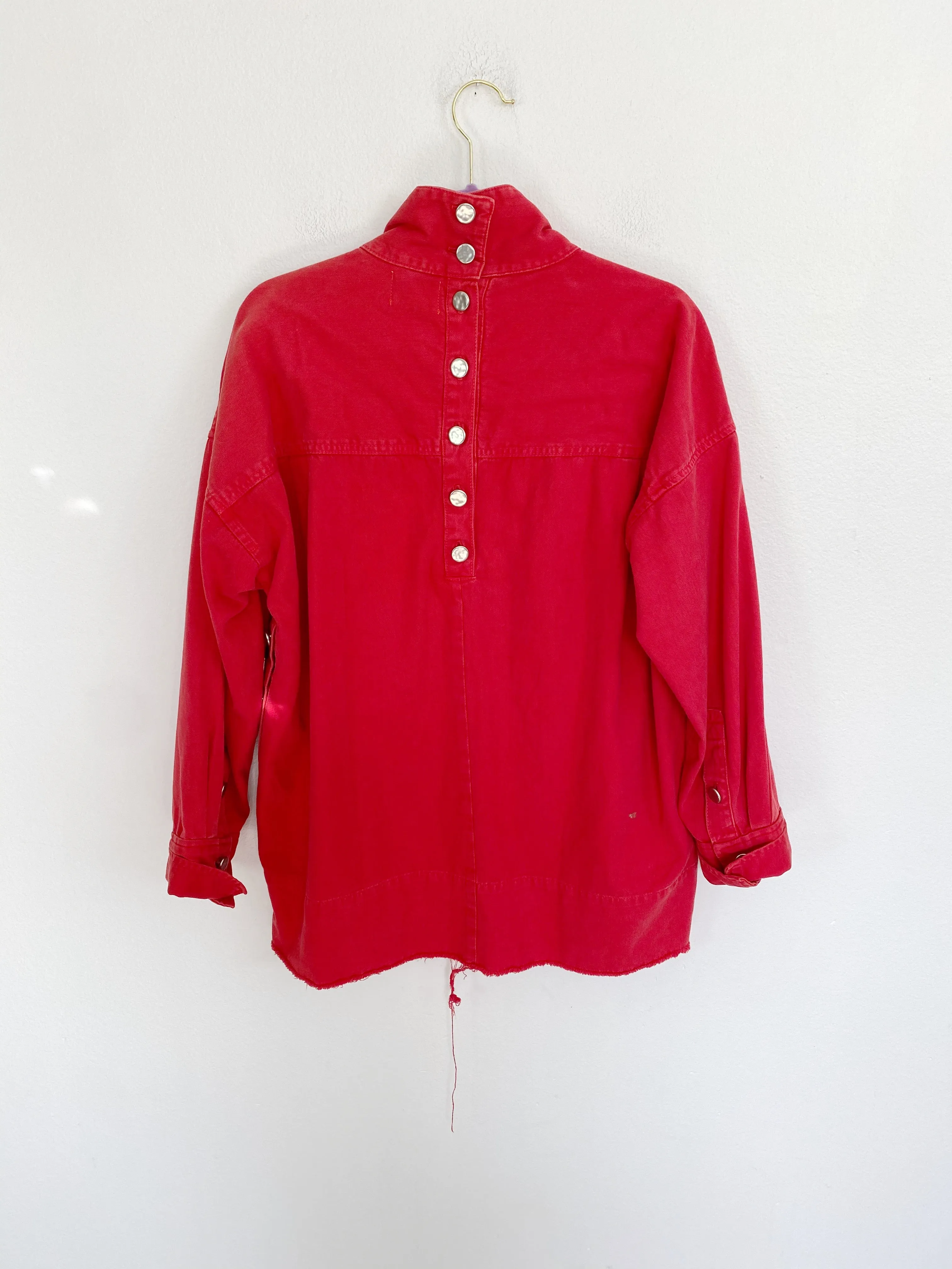 Rachel Comey Denim red Pitch Pullover size 6