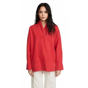 Rachel Comey Denim red Pitch Pullover size 6