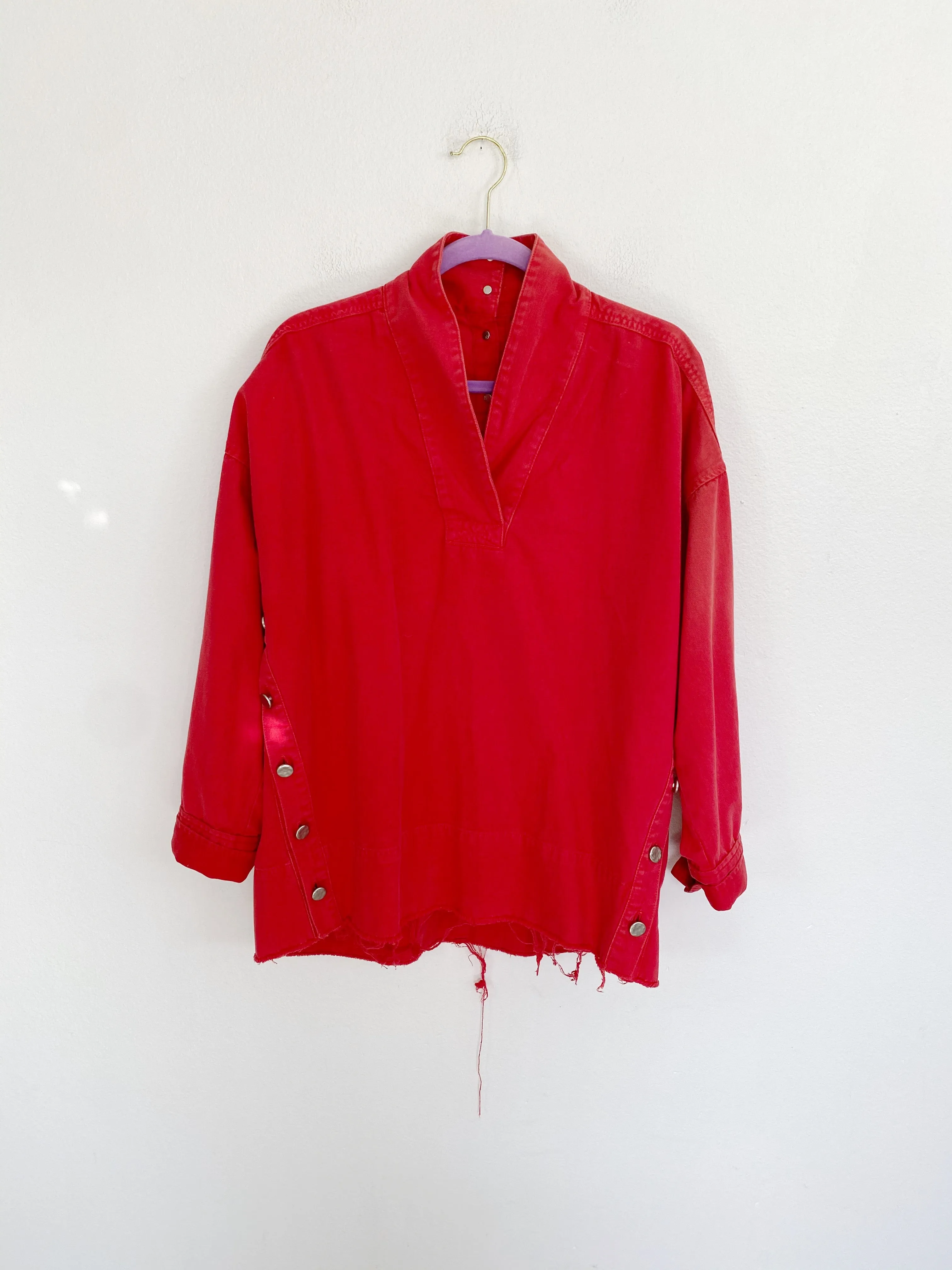 Rachel Comey Denim red Pitch Pullover size 6