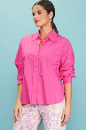 Relaxed Fit Poplin Longsleeve Shirt