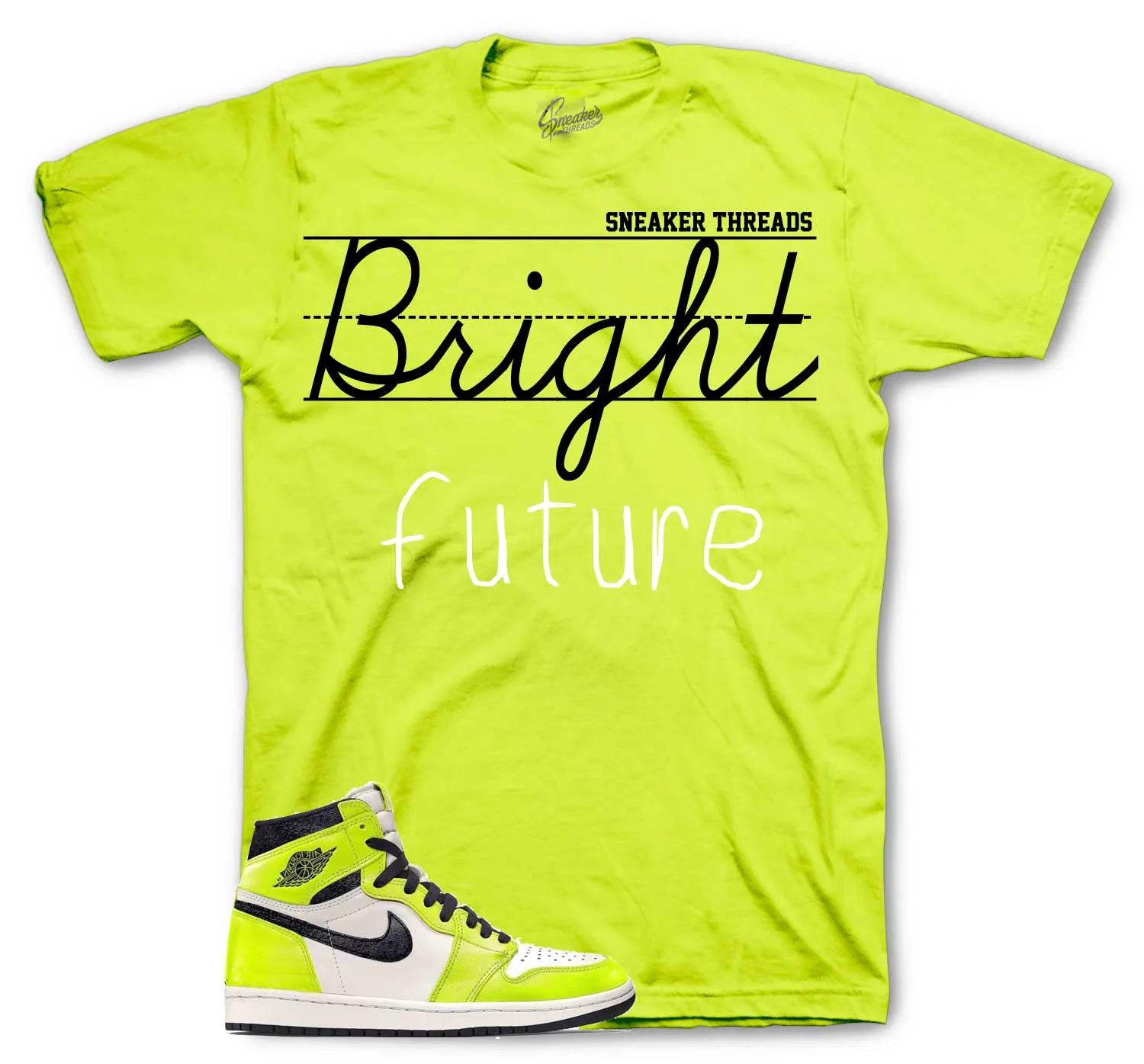 Retro 1 Visionaire Volt Bright Future Shirt