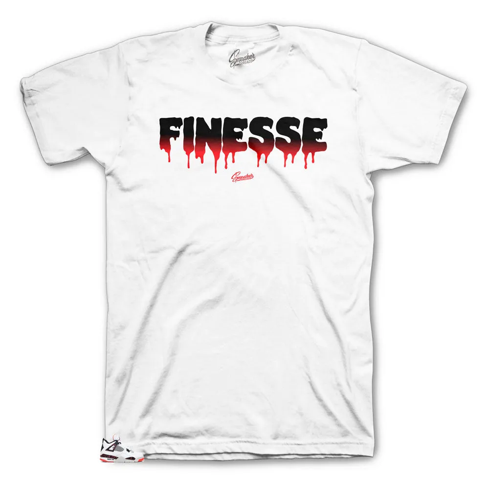 Retro 4 Bright Crimson Finesse Shirt