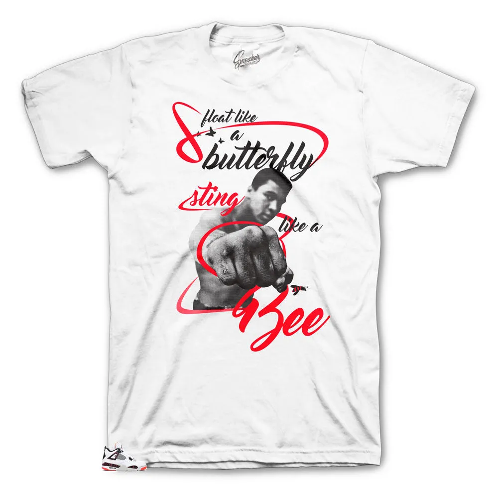 Retro 4 Bright Crimson Sting Bee Shirt